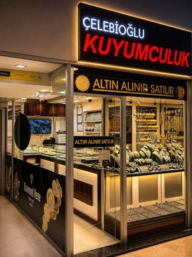 Çelebioğlu Kuyumculuk mağazası – Perpa Ticaret Merkezi B Blok, Şişli İstanbul